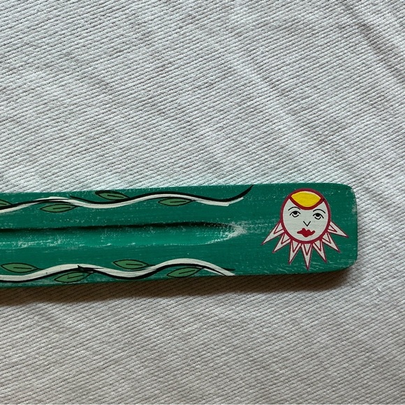 Celestial & flower handmade incense holder - Picture 4 of 6